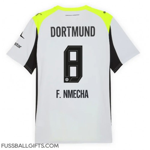Borussia Dortmund Felix Nmecha #8 Fußballbekleidung Auswärtstrikot 2025-26 Kurzarm